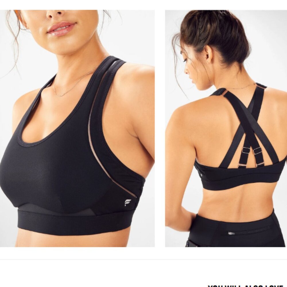 Fabletics | Belle High Impact Sports‎ Bra Black | Size ??? XL/L Women's